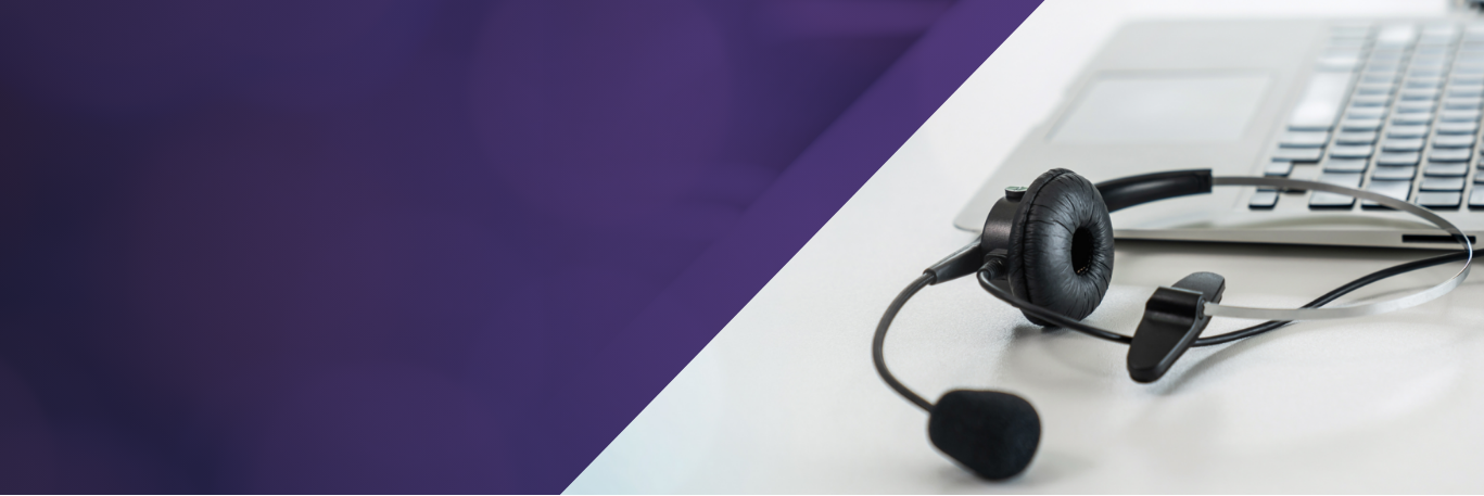 headphones and laptop